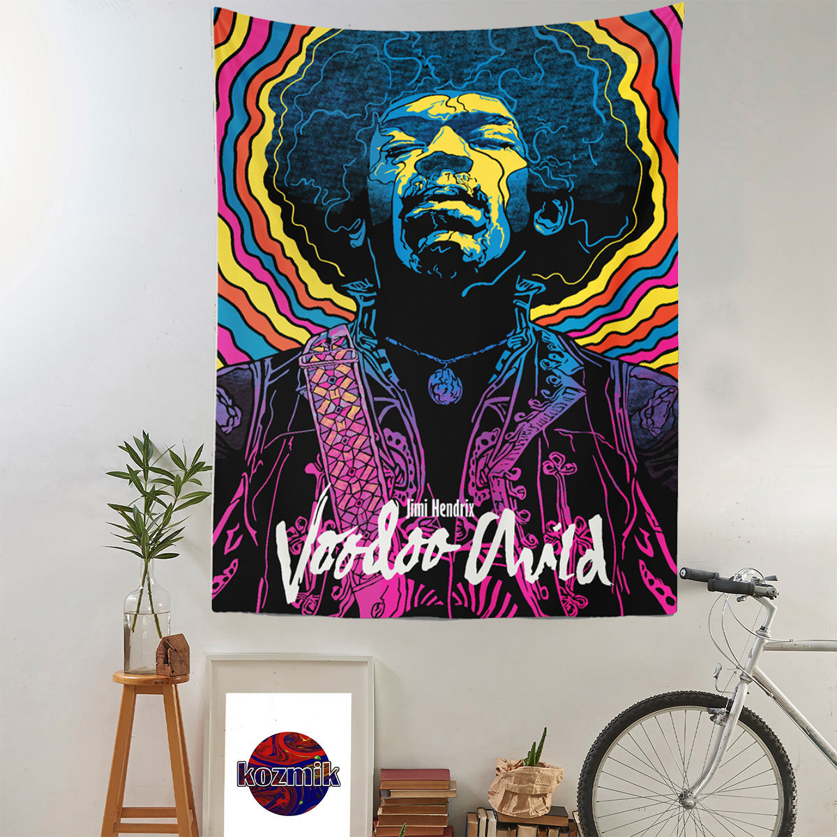 Jimi Hendrix Duvar Örtüsü